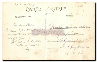 NANTES — Le Transbordeur et le Port au Quai de Tourville — Sammlung F. Chapeau, Nantes - 13e millie — Rückseite
