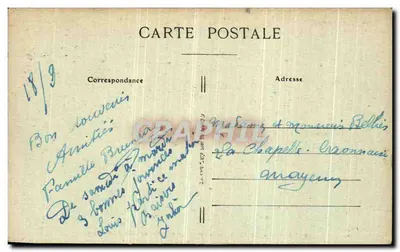 NANTES – Túmulo do Geral Lamoricière na Catedral – editor desconhecido, n°6 — Verso