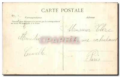 NANTES — Vista do Castelo — C. L. C. n°41 — Verso