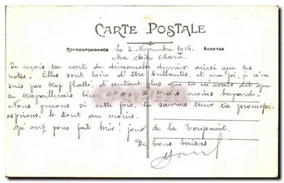 Nantes - El Muelle del Puerto Maillard y el Castillo — Colección F. Chapeau, n° 727 — Reverso