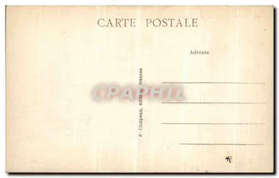 Nantes — A Praça do Marechal-Foch, tomada da Catedral — F. Chapeau, editor Nantes — Verso