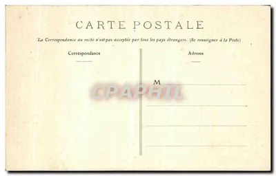 Guérande - Colegiata de San Aubin - Portal de la Facha Sur (siglos XII - XV) — Colección A. Thuret, editor, Nantes — Reverso