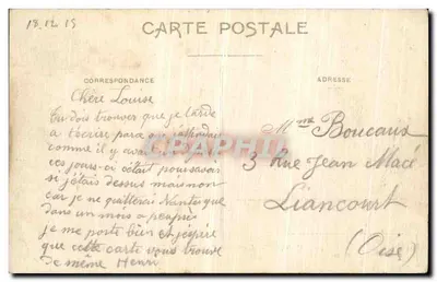 NANTES — Hotel de Ville i Rue Thiers, w tle Katedra — Artaud i Nozais, nr 566 — Rewers