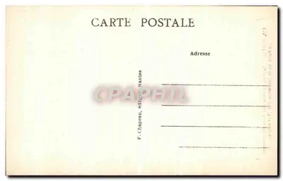 NANTES — Cour del Castillo de los Duques de Bretaña — El Pozo de la Corona de Oro (siglo XV) — Reverso