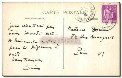 Saint-Cyr — Vista geral — Jo 120 — Verso