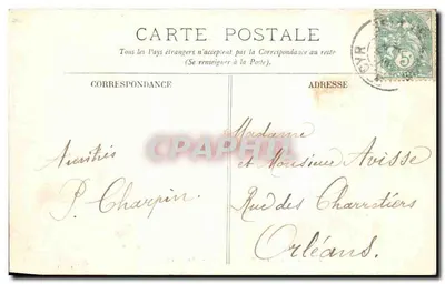 Escola de Saint-Cyr — A Cour Wagram — Fototipia A. Mailly - St-Cyr — Verso