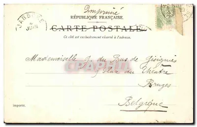 Ruínas do Castelo — antiga residência imperial destruída durante a guerra de 1870/71 — Editor P. & D. Erika 109 (Tribu Bernard, Reprodução inédita) — Verso