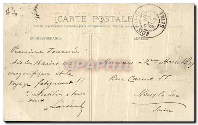 Około AIX-les-BAINS - La Chambotte i Jezioro Bourget — Wydawca S. Léonard, nr 1657 — Rewers
