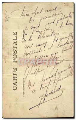 Castelo de Beaumont — A Bresse histórica — Editor: Gabriel Macquin, n° 423 — Verso
