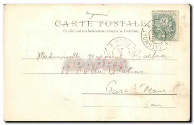A Catedral — Moulin (Allier) — F. Devanney, editor, Moulin (Allier) — Verso