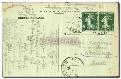 Mezières (Ardennes) — Prefektura — Wydawnictwo Barge, nr 6 — Rewers