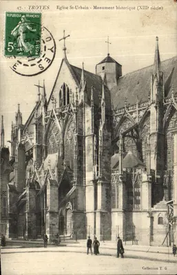 Troyes - Église St-Urbain - Monument historique (XIIIe siècle)