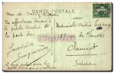Ao redor de Mur-de-Barrez — Gorges da Truyère em Brézou e a Cidade Operária — Editor P. e A. Mathias, Aurillac — Verso