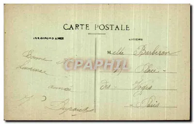 Castelo de Carlalat — Restos da fortaleza — editor Germain Malteur, Grasse, n° 1845 — Verso
