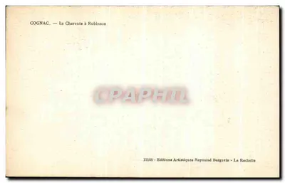 Cognac — La Charente przy Robinson — Wydawnictwo Artystyczne Raymond Bergevin — Rewers