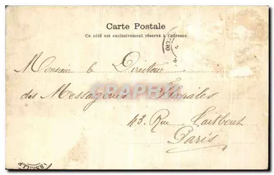 Widok Ajaccio — A. Guittard, Ajaccio, n°4 — Rewers