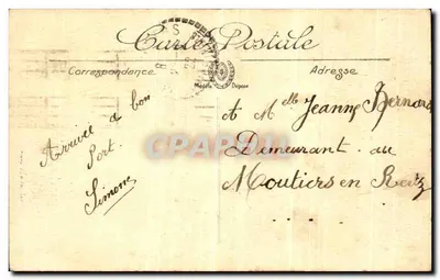 NANTES — Le Cours St-André et la Place Louis XVI — LL. Éditeur LL. N° 20 — Rewers