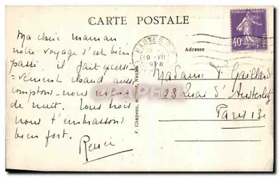 NANTES — Castelo dos Duques da Bretanha — Os Lucarnes e as Loggias — Verso