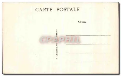 Pornichet (Loire-Inf.) — Rochers de Bonne-Source — F. Chapeau, editor, Nantes — Verso