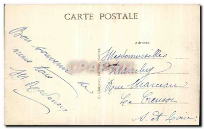 Côte de Congrigoux, um dia de tempestade — Pornichet (Loire-Inf.) — editor F. Chapeau, Nantes, n° 91 — Verso