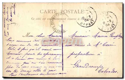 PORNICHET (Loire-Inférieure) — Rochers de Congrigou — uitgever L.I. 234 — Achterkant