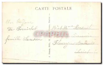 PORNICHET - Côte d'Amour - A praia da Ponte — J. Nozais, editor — Verso