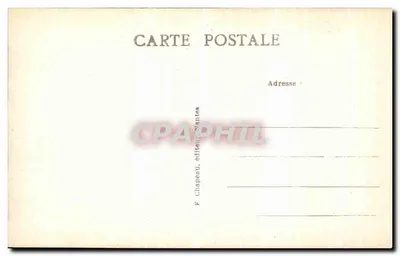 Le Pouliguen (Loire-Inf.) — Na Costa, Falésias diante da Torre Rochsreau — R. Chapeau, editor Nantes — Verso