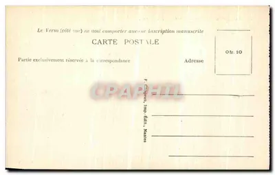 Le Pouliguen (Loire-Inf.) — Sur la Côte — Roches et Rochers — F. Chippeau, Imp.-Édit., Nantes — Verso