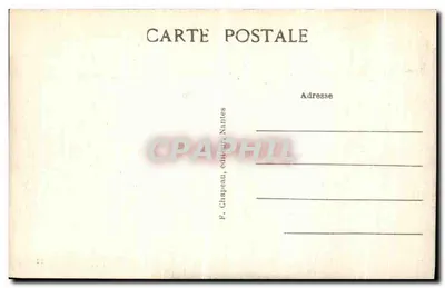 Le Pouliguen (Loire-Inf.) — Na Costa das Falésias e Rochas — F. Chapeau, Nantes — Verso
