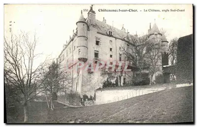 Châteauneuf-sur-Cher — O Castelo, canto sudoeste — GALL E.L. n°950