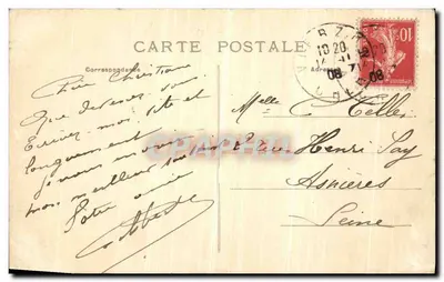 Vierzon, rzeka Yèvre — Cher 78 — wydawca nieznany, numer seryjny nie widoczny — Rewers