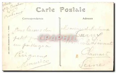 Périgueux — Ogólny widok z Boissière — ND. Fot. — Rewers