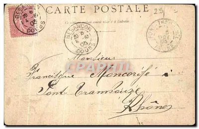 Besançon — Ogólny widok, z wieży kościoła św. Piotra — Fot. D. & M. — Rewers