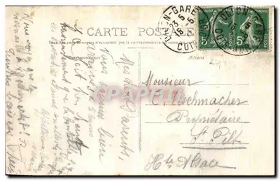 Besançon — Vista geral (Les Chaprais) — Editor L. Gérand-Léon — Verso