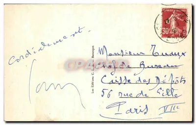 Besançon-les-Bains — O Doubs e a Ilha dos Moineaux — Edições C. L. B. — Verso