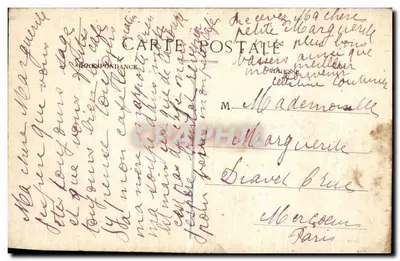 Camp de La Courtine — Souvenir — Edição Julian, 1911 — Verso