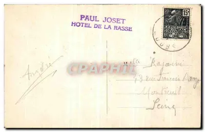 Granica francusko-szwajcarska — Doubs w Biaufond — Gl Simon, wyd., Maubue Doubs — Rewers