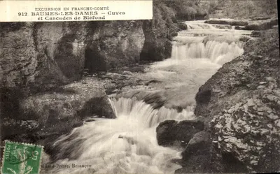 Baumes-les-Dames — Cachoeiras de Bléfond — Baumes-les-Dames — Tanques — Editor: Baillard-Prêtre, Besançon — N° 912