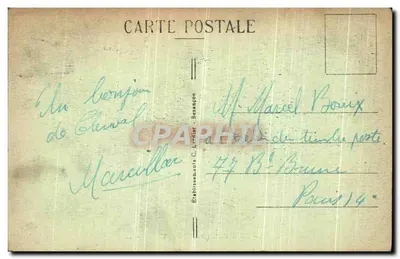 Clerval (Doubs) — Vista geral — C.L.B. — Verso
