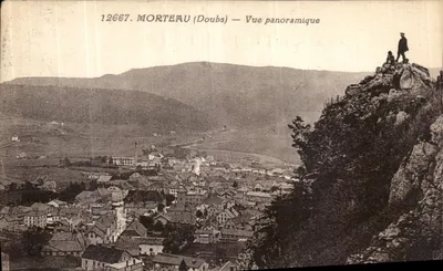 MORTEAU (Doubs) — Vista panorâmica — Ed. C. Lardan Besançon n°12667