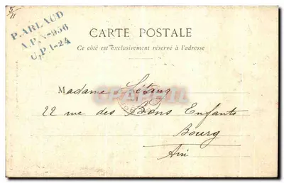 Gorges de la Bourne — Valence — P. Arlaud, n°72 — Verso