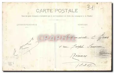 Toulouse — Fronton Hotelu de Pimpre — Atelier Toulouse — Rewers