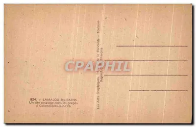 लामालू-लेस-बैंस - कोलंबियर-सर-ओर्ब के गॉर्ज में एक जंगली स्थान - आर्का — पीछे