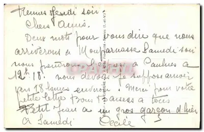 Rennes (Ille-et-Vilaine) — Hotel das Postas — Edições Cigogène — Verso