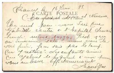 Paramé-Rochebonne — Terrasy na wylotku Rochebonne — B.F. Paris — Rewers