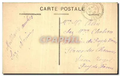 Castello feudale restaurato — St-Chartier — Castelli dell'Indre — editore G. O. & Fils, Châteaudun — Verso