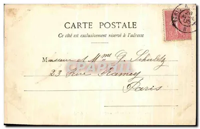 Castelo de Rosa Bonheur (Antigo Castelo de By) — Thibault, editores, Fontainebleau-Melun — n° 328 — Verso