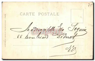 Pejzaż — Corot — LL — Muzeum Louwra — Rewers