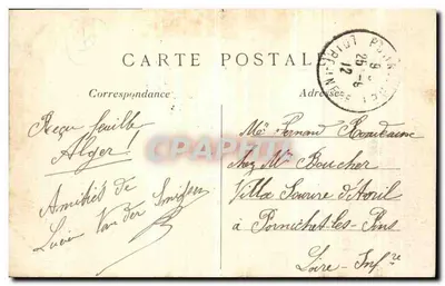 PARIS — El León de Belfort — Copia en bronce de la estatua erigida por Bartholdi — Reverso