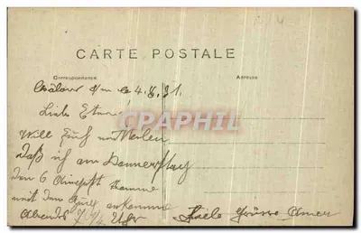 París — La Sena, vista del Puente Luis Felipe — J.H. n°150 — Reverso